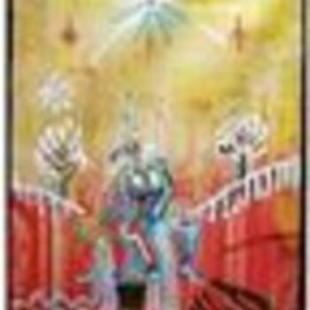 Painting titled "l'estoille" by Lem, Original Artwork