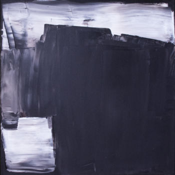 Pintura titulada "Ombre noir" por Michel Boucharinc, Obra de arte original, Acrílico Montado en Bastidor de camilla de madera