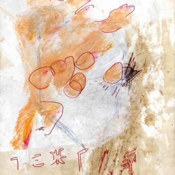 Drawing titled ""E" abécédaire russ…" by Baptiste Vanweydeveldt, Original Artwork, Ballpoint pen