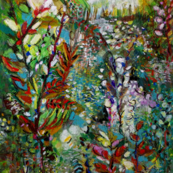 "Droit végétal" başlıklı Tablo Muriel Cayet tarafından, Orijinal sanat, Akrilik