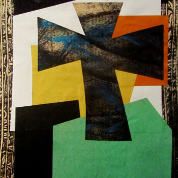 Peinture intitulée "ESPERIT CATAR  N°2" par Alain Lamy, Œuvre d'art originale