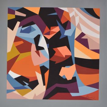 Peinture intitulée "Automne" par Danielle Braillon (DANIELL), Œuvre d'art originale, Huile