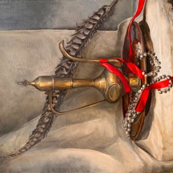 Painting titled "East" by Margarita Ado, Original Artwork, Oil