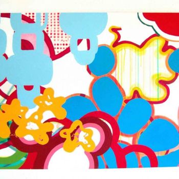 Painting titled "she gave me a rainb…" by Hugh Mccarthy, Original Artwork