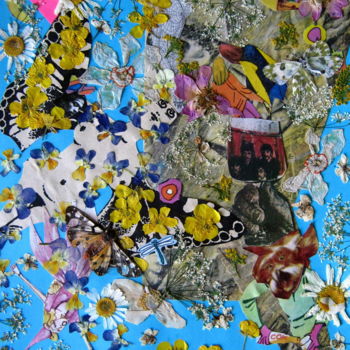 Collages intitulée "Never enter a house…" par Phil Colisov, Œuvre d'art originale, Autre