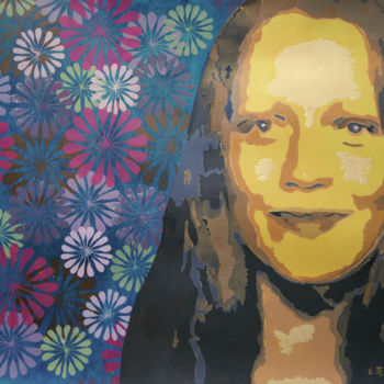 제목이 "Autoportrait 17 ans"인 미술작품 Elke Thiébaut로, 원작, 아크릴
