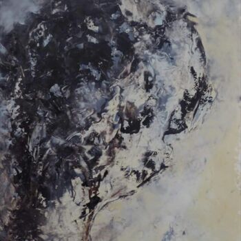 Peinture intitulée "Réflexion" par Catherine Dufrene (Katy), Œuvre d'art originale, Huile