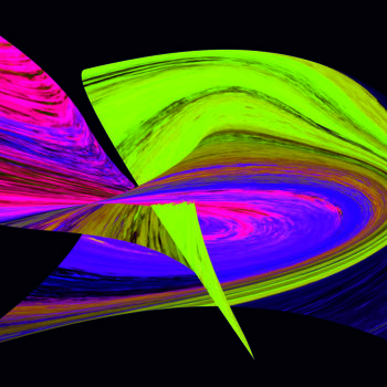 Digitale Kunst getiteld "Space and Time" door Keep Magic, Origineel Kunstwerk, Digitaal Schilderwerk