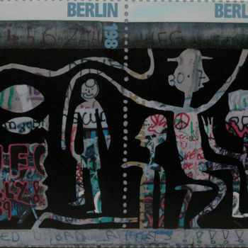 Printmaking titled "KRENBOL/HOSSZÙ (K)" by Hosszu, Original Artwork, Screenprinting