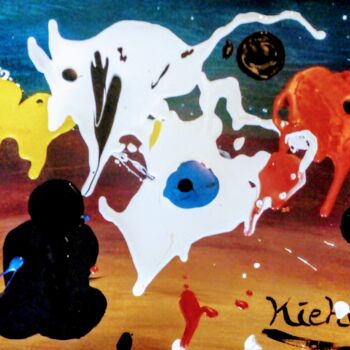 Painting titled "Mescaline Trip" by Georg Kiehn, Original Artwork, Acrylic