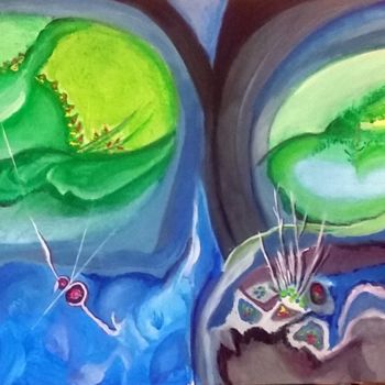 Painting titled "Armonia" by Juan Luis Gandulfo, Original Artwork, Acrylic
