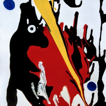 Painting titled "Broken Heart" by Georg Kiehn, Original Artwork, Acrylic