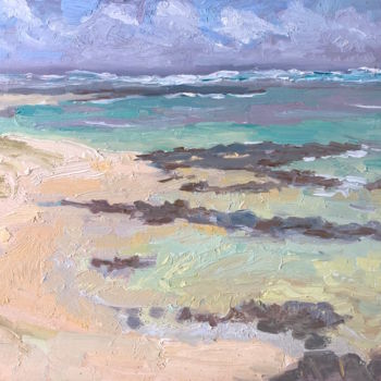 绘画 标题为“Shallow Waters TDD,…” 由Georgina Rey, 原创艺术品, 油