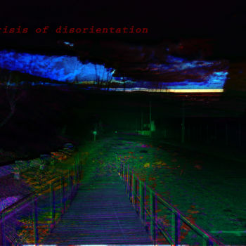 Digital Arts titled "a crisis of disorie…" by Michel Tabanou, Original Artwork, Digital Painting