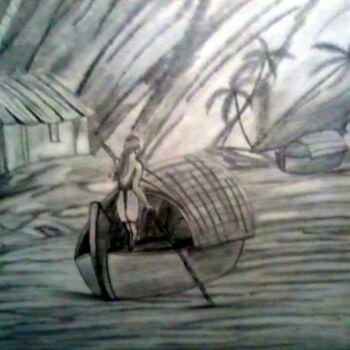 Drawing titled "Pencil sketching" by Krishna Art Gallery, Original Artwork, Pencil