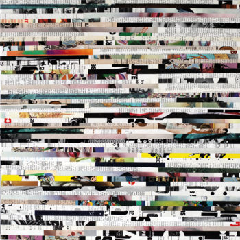Digitale Kunst getiteld "NEW LINES" door Morgan Paslier, Origineel Kunstwerk, Papier snijwerk