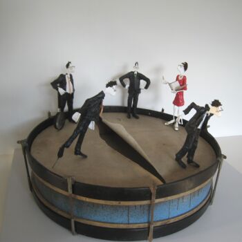 雕塑 标题为“sculpture - la gros…” 由Jean-Yves Verne, 原创艺术品, 木