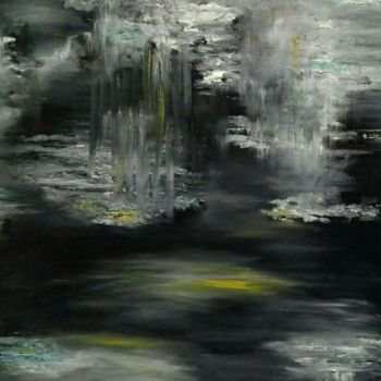 Painting titled "About last night" by Atignas Art, Original Artwork, Oil