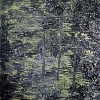 Pintura intitulada "Blurred lines" por Atignas Art, Obras de arte originais, Acrílico Montado em Cartão
