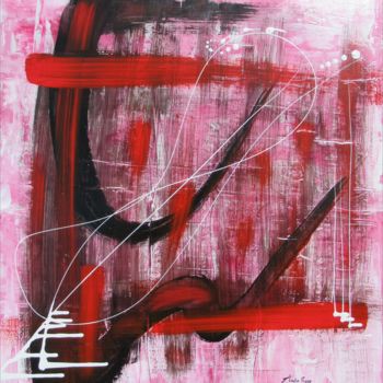 Peinture intitulée "Rose glacé" par Jean-Yves Zilio (Anje Sevy), Œuvre d'art originale, Acrylique