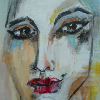 Painting titled "Lueur d'âme" by Soffya, Original Artwork, Acrylic