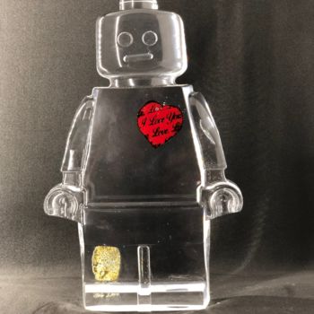 Γλυπτική με τίτλο "legoclusion love N°…" από Vincent Sabatier (VerSus), Αυθεντικά έργα τέχνης, Mixed Media