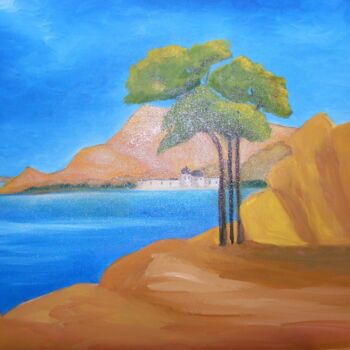 Ζωγραφική με τίτλο "PROVENCE 2 HUIle 60…" από Nizard Dominique, Αυθεντικά έργα τέχνης, Λάδι