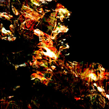 Digital Arts με τίτλο "Scraping Away the F…" από Barry Farley Visual Arts, Αυθεντικά έργα τέχνης, Ψηφιακή ζωγραφική