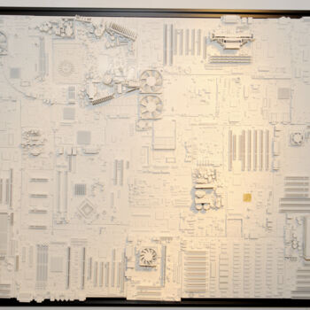 Sculpture titled "Jobscity" by Tinypolis, Original Artwork