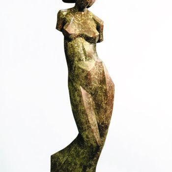 雕塑 标题为“" CARYATID"” 由Romuald Wisniewski, 原创艺术品, 金属