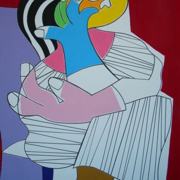 Painting titled "Awéwé dumuk" by Gabriele Donelli, Original Artwork, Acrylic