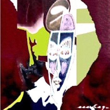 Digital Arts με τίτλο "Une rencontre" από Mysane, Αυθεντικά έργα τέχνης, Ψηφιακή ζωγραφική