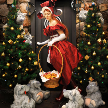 Φωτογραφία με τίτλο "Red riding hood" από Николай Седнин (Nicolas Sedninne), Αυθεντικά έργα τέχνης, Αντικείμενα