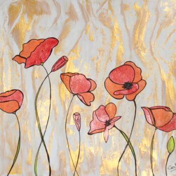 Peinture intitulée ""Opium" du peuple" par Corinne Brossier (Atelier de l'imaginaire), Œuvre d'art originale, Acrylique