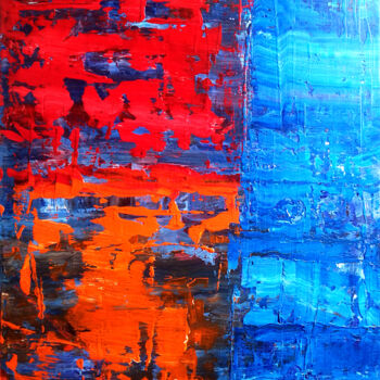 Peinture intitulée "Triptych" par Patrick Joosten, Œuvre d'art originale, Acrylique Monté sur Châssis en bois