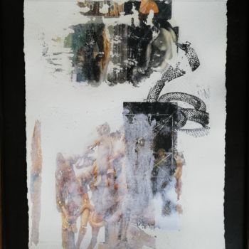 Dessin intitulée "Elevation(S)-travau…" par Baptiste Vanweydeveldt, Œuvre d'art originale, Monotype Monté sur Autre panneau…