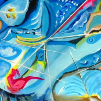 Peinture intitulée "Marine" par Juan Luis Gandulfo, Œuvre d'art originale, Acrylique