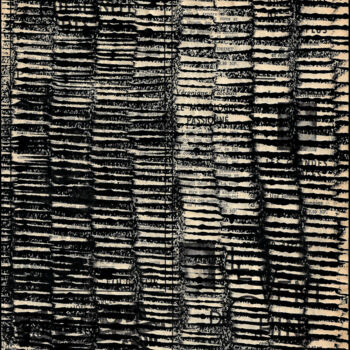 "MONOTYPE NOIR 03" başlıklı Tablo Alain Lamy tarafından, Orijinal sanat