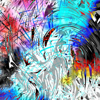 Arte digitale intitolato "Electromagnetic Tea…" da Barry Farley Visual Arts, Opera d'arte originale, Pittura digitale