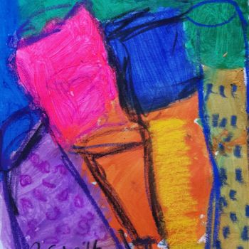 Painting titled "2019-6" by Rosangela Scheithauer, Original Artwork