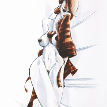 Painting titled "Instant N°18" by Stef'Création, Original Artwork, Acrylic