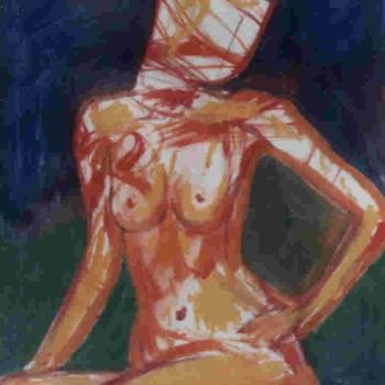 绘画 标题为“Nude” 由Gerald Shepherd F.F.P.S., 原创艺术品, 油