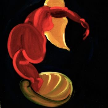 Peinture intitulée "La naissance de Vén…" par Servin, Œuvre d'art originale, Huile