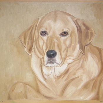 Painting titled "Sandy - Study" by Gerald Shepherd F.F.P.S., Original Artwork, Oil