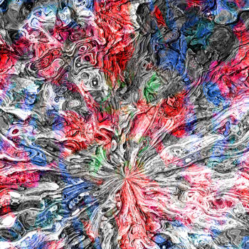 数字艺术 标题为“Malevolent Gathering” 由Barry Farley Visual Arts, 原创艺术品, 数字油画