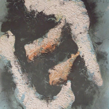 Incisioni, stampe intitolato "Dalet in green - et…" da Baruj Salinas, Opera d'arte originale, Acquaforte