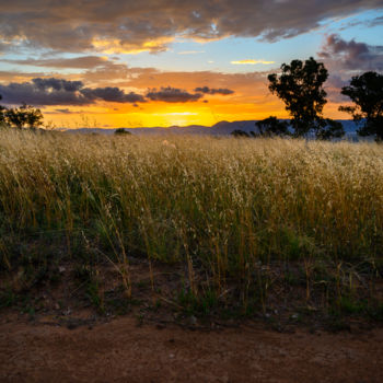 Photographie intitulée "Sunset over the Bri…" par Stuart Row, Œuvre d'art originale