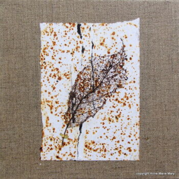 Collages intitulée "mémoire du Temps n°…" par Anne-Marie Mary, Œuvre d'art originale, Collages Monté sur Châssis en bois