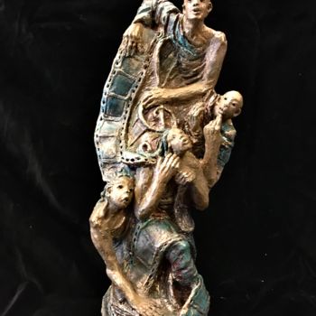 Sculpture intitulée "LIEU DE TOURNAGE" par Catherine Lesueur (C.Lesueur), Œuvre d'art originale, Céramique