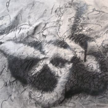 Ζωγραφική με τίτλο "Cloud forms II" από Baruj Salinas, Αυθεντικά έργα τέχνης, Γκουάς